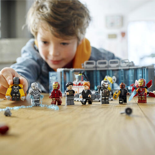 LEGO乐高 漫威系列 76216 钢铁侠战甲库