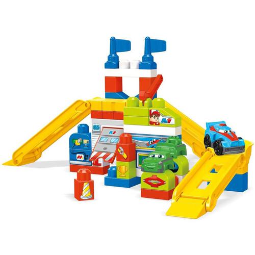 Mega Bloks 美高大积木赛车车库情景套装
