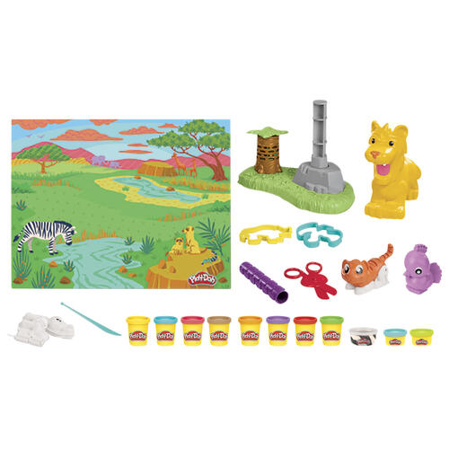 Play-Doh Growin' Mane Lion and Friends