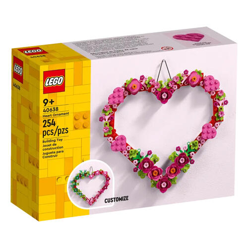 LEGO Heart Ornament
