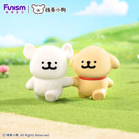 Funism Line Dog Happy Sticker Series Blind Box  - Assorted