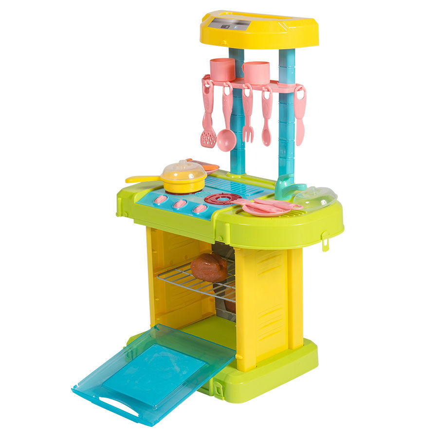 Foldable kitchen best sale set toy