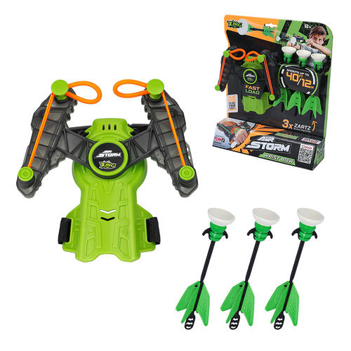 Zing Wrist Bow W/3 Mini Suction Arr - Assorted