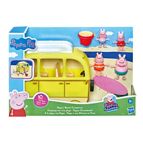 Peppa Pig Peppa's Adventures Little Campervan, with 3-inch Peppa