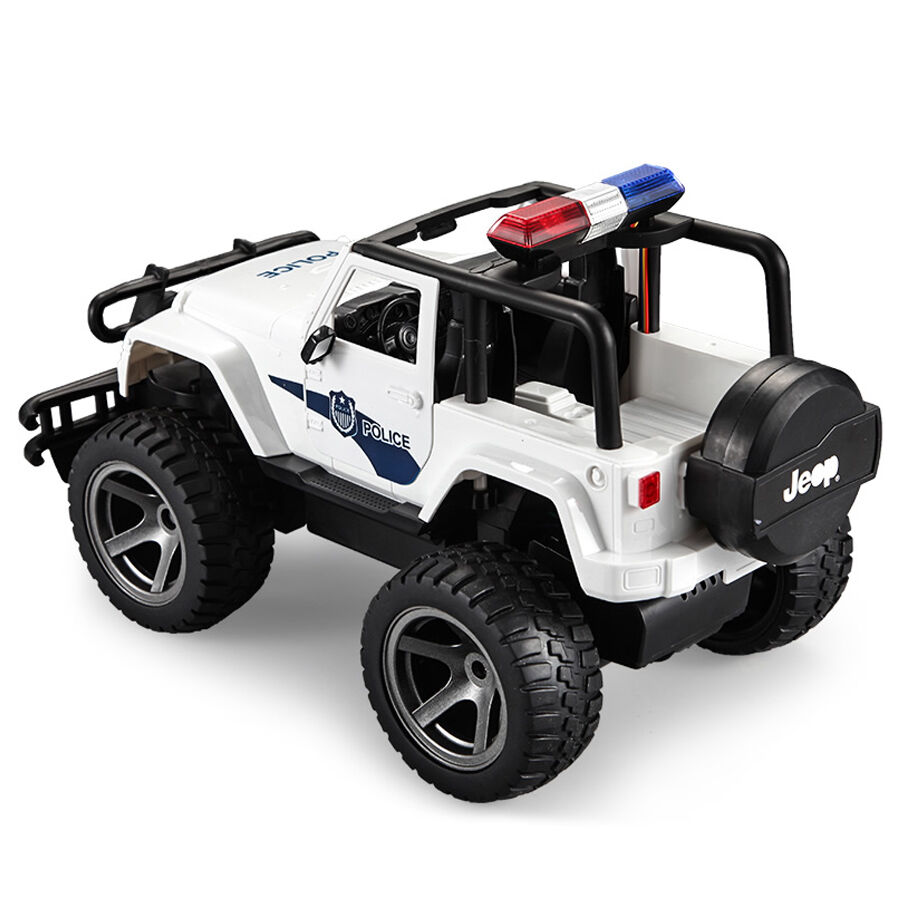 Remote control police jeep on sale