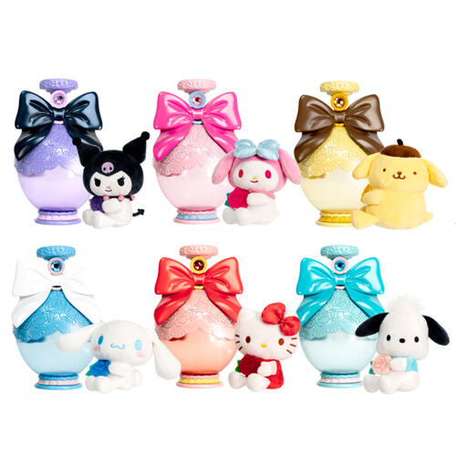82315 Lindong Sanrio Characters Perfume Plush In Bottle - Assorted