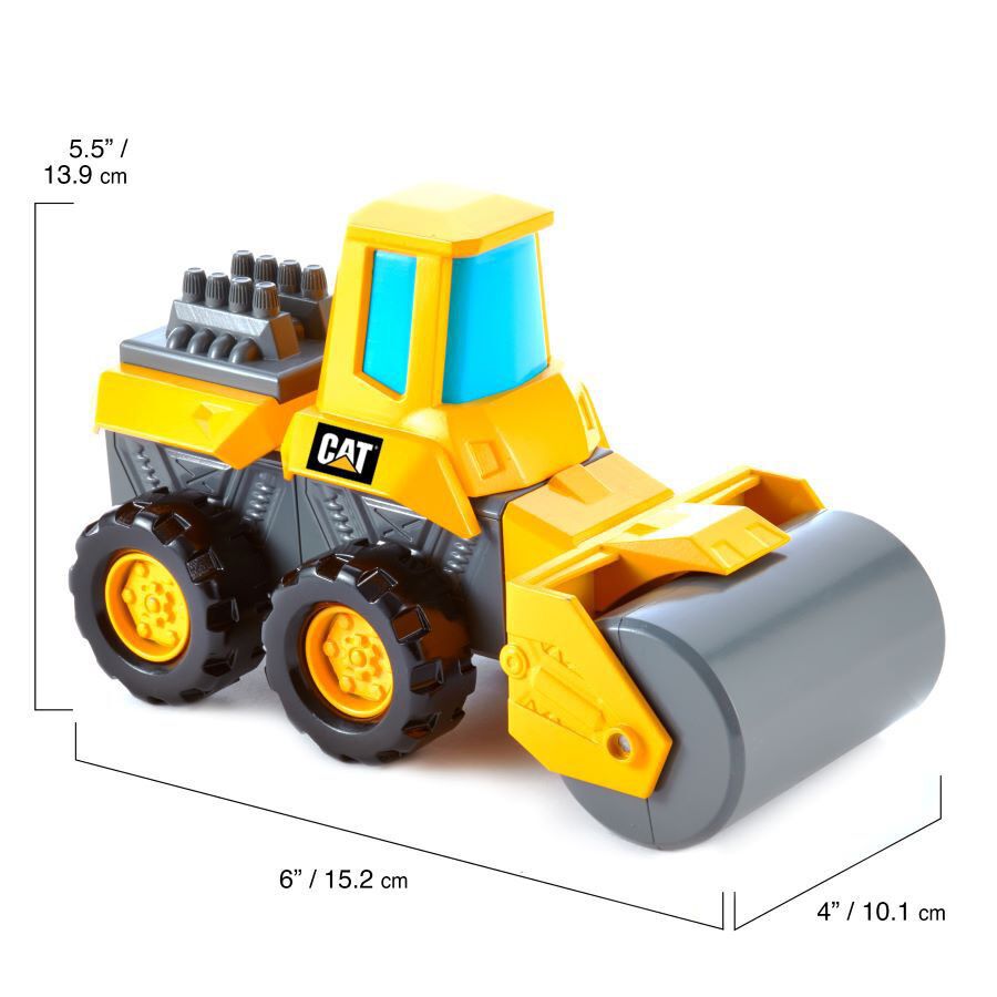 Cat Caterpillar Mix Match 3 Pack Dump Truck Bulldozer Road