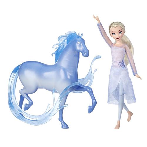 Disney Frozen 2 Elsa Fashion Doll And Nokk Figure