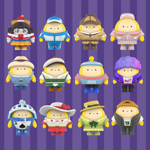 卡游 蛋仔派对蛋搭子拼装橡皮2弹 - 随机发货