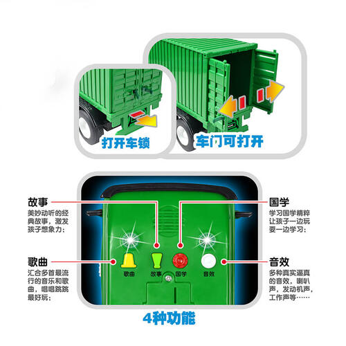 Lefei乐飞 音乐灯光集装箱货车 - 随机发货