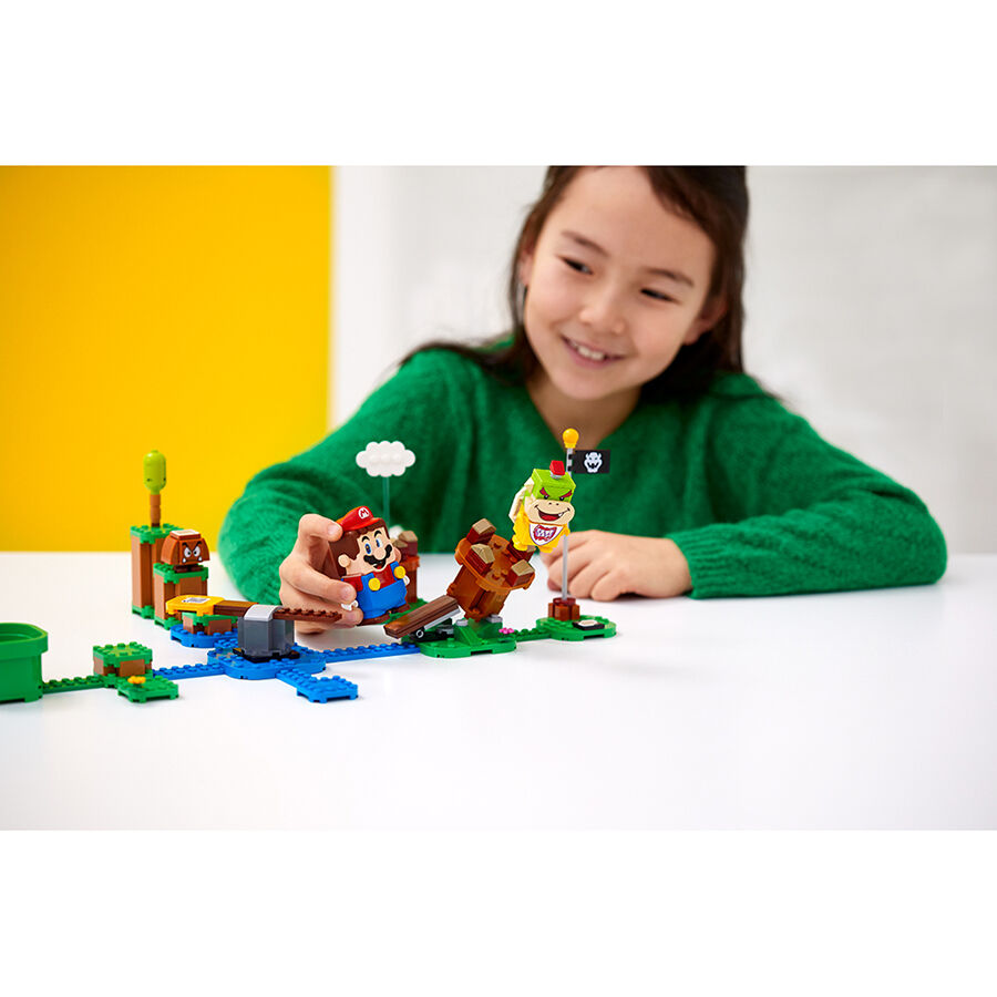 Lego super mario adventures with mario starter course sales 71360