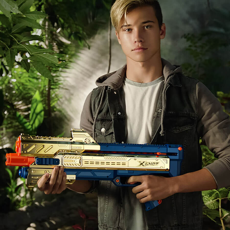 超極レア asimocrafts Xross cup mini Zuru X- Shot China-S001-X-Shot-Dart Balls Golden Orbit (1X Blaster