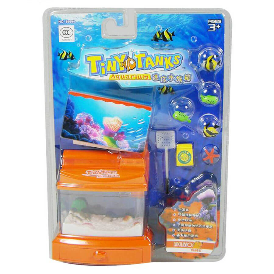 Tiny tanks aquarium shop toy