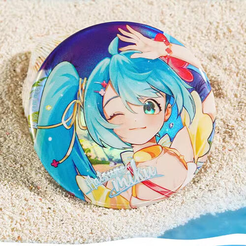 BilibiliGoods 初音未来 夏梦未来系列 徽章 - 踏海款