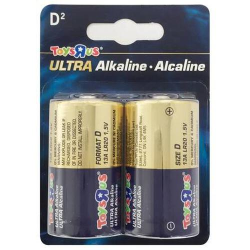 Toys"R"Us Ultra Alkaline Size D 2's