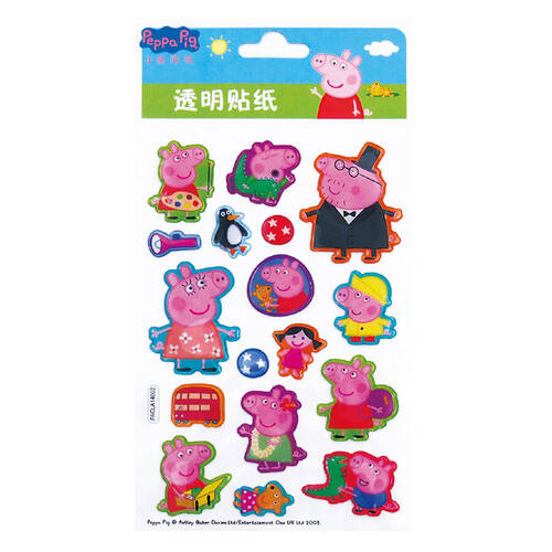 Peppa Pig 3D Candy Stickers - Assorted