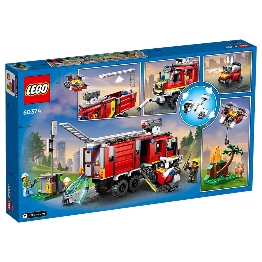 Fire truck lego city on sale