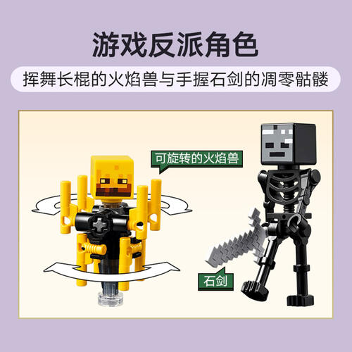 LEGO Minecraft The Nether Lava Battle 21266