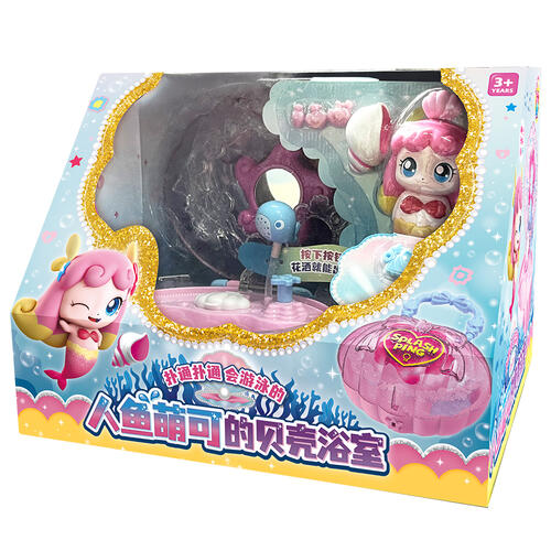 奇妙萌可 人鱼萌可的贝壳浴室