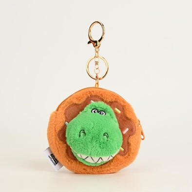 Disney-Rex With Doughnut Plush Keychain