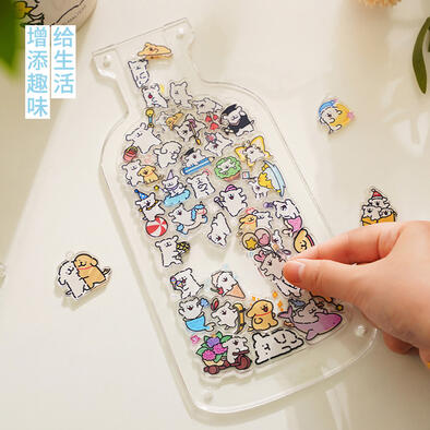 Toi图益 瓶子里的萌宠系列-《线条小狗瓶》