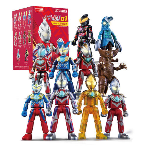 Bloks布鲁可积木 奥特曼奥特英雄人群星版盲盒 - 随机发货