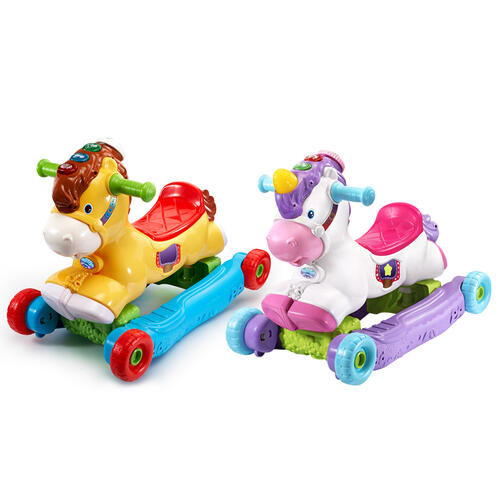 Vtech 2 In 1 Rock & Ride Unicorn - Assorted