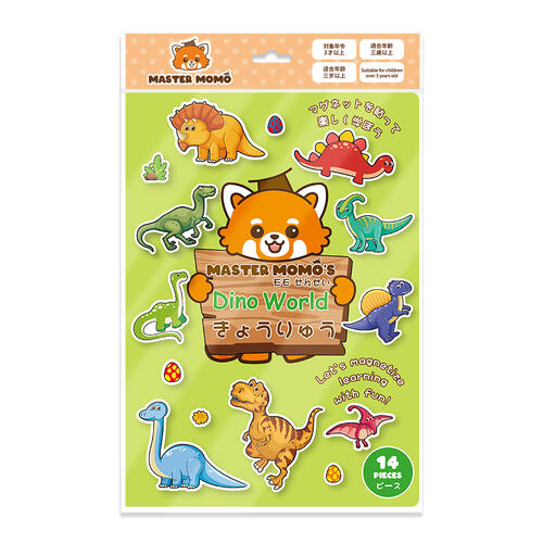 Master Momo's Dinosaurs World Magnetic Board