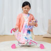 Baby Blush Baby Stroller Lovely Llamas (Pink & White)