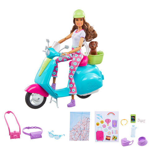 Barbie 芭比旅行摩托套装                                  