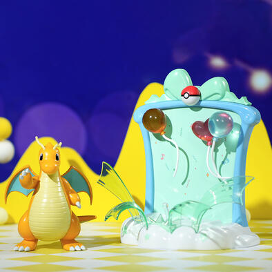 Pokemon-Pokemon Happy Party Photo Frame Series Assembled Figures-Dragonite/Happy Party Photo Frame