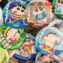 Play infinitely Crayon Xiaoxin Global Travel Series Tinplate Badge - Assorted
