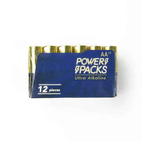 Power Packs Aa Alkaline Battery12 Pieces