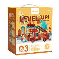 Mideer Puzzle-Level 3-Scenery/Rescue/Traffic -Assorted