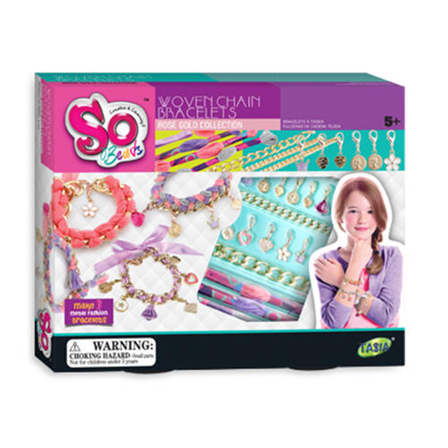 So You Woven Chain Bracelets