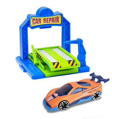 Express Wheels 口袋玩具场景及车-修理厂