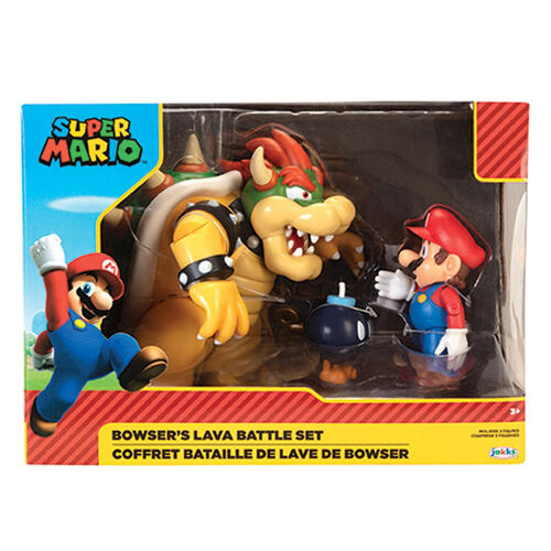 Super Mario Nintendo Mario Vs. Bowser Diorama Set (Wave 1)