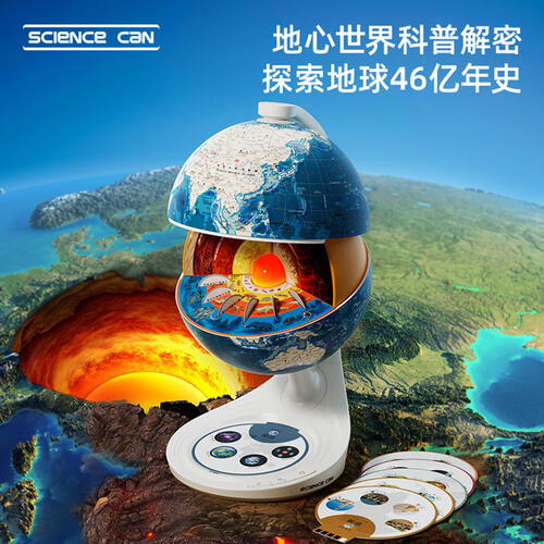 Science Can Popular Science Globe 