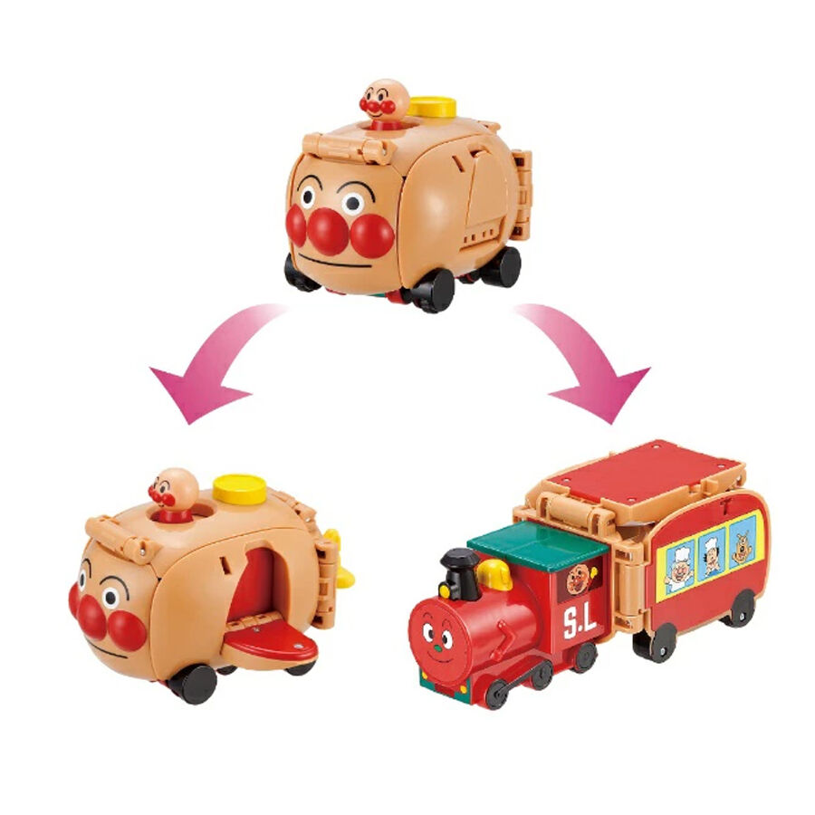 Anpanman Chikichiki Daihenshin! Anpanmangou & Sl-Man | Toys