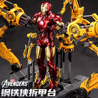 Marvel漫威 十周年系列 钢铁侠拆甲台套装