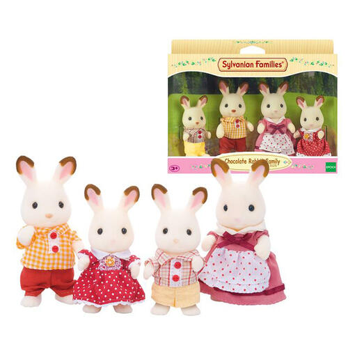 Sylvanian Families Chocolate Rabbit Family