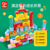 Hape智慧启蒙积木桶110pcs