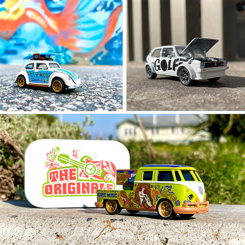 Majorette Vw The Originals Deluxe Cars, 6 - Assorted