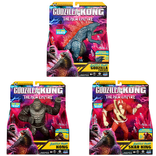 Godzilla Vs Kong 7" Deluxe Elec. Fig - Assorted