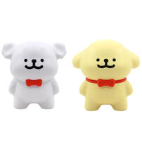 Sanrio Line Dog Little White/Golden Bowtie - Assorted