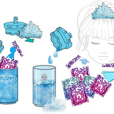 Frozen冰雪奇缘 冰纷迷你公主惊喜雪花盲盒 - 随机发货