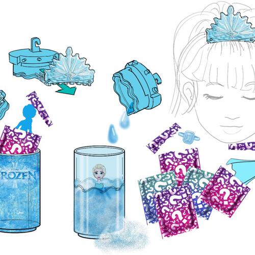 Disney Frozen Mini Princess Surprise Snowflake Blind Box - Asssorted
