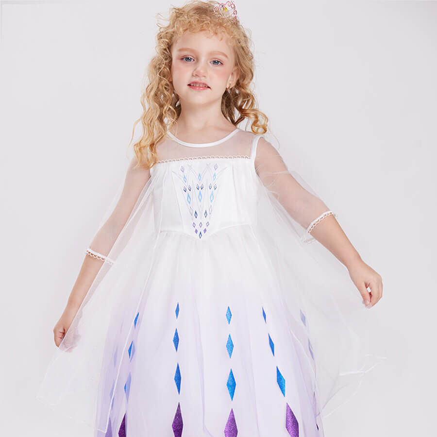 White elsa dress top