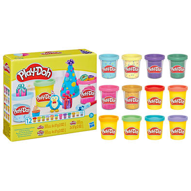 Play-Doh 培乐多缤纷派对彩泥12罐装