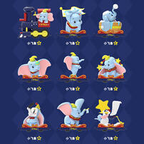 Dumbo Circus Train - Assorted